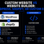 Custom Website vs Website Builder: WordPress, Shopify, or Custom Code